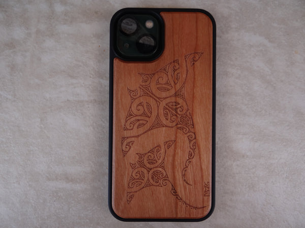 Manta Rays Wood Case (iPhone)
