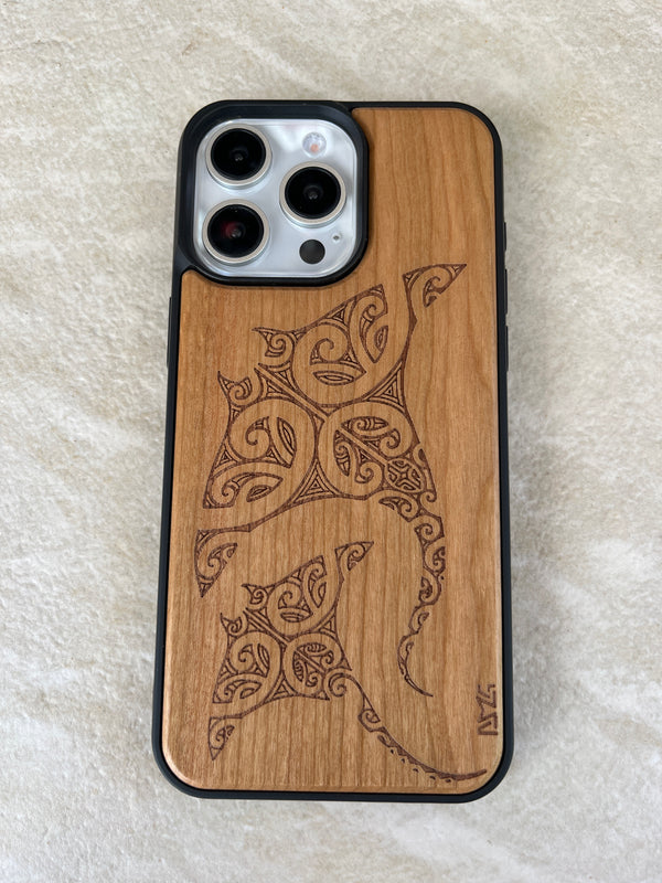 Manta Rays Wood Case (iPhone)