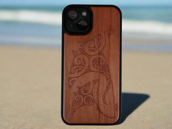 Manta Rays Wood Case (iPhone)