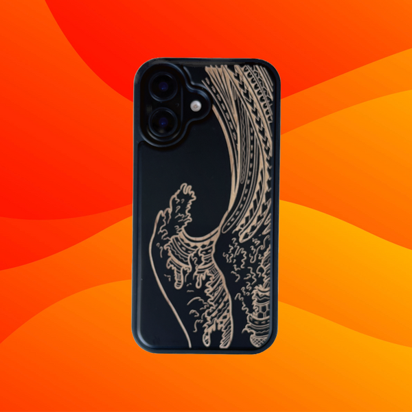 Nami Wave Black Wood Case (iPhone)