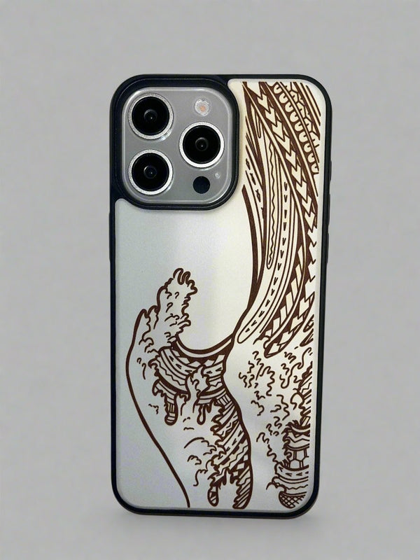 Nami Wave White Wood Case (iPhone)