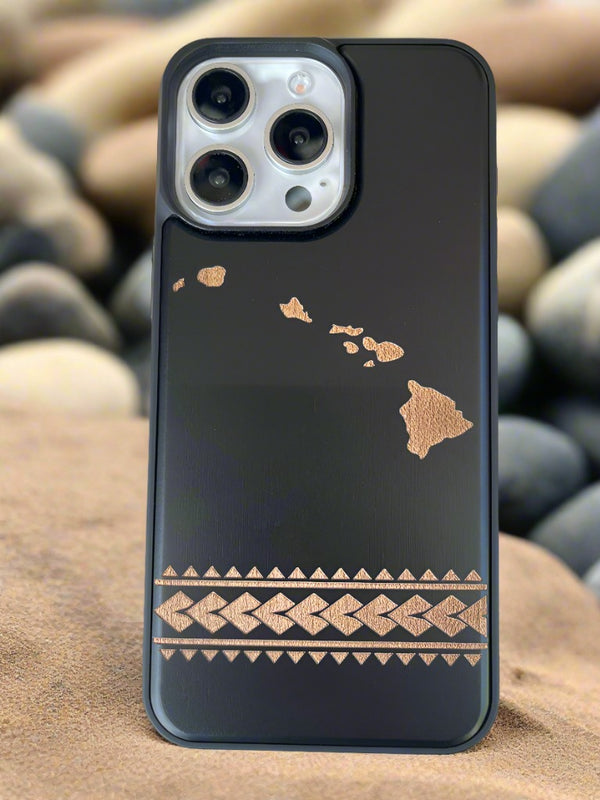 Hawaiian Islands Wood Case (iPhone)