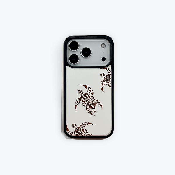 Tribal Honu White Case (iPhone)