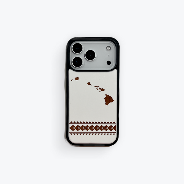 Hawaiian Islands Case White (iPhone)