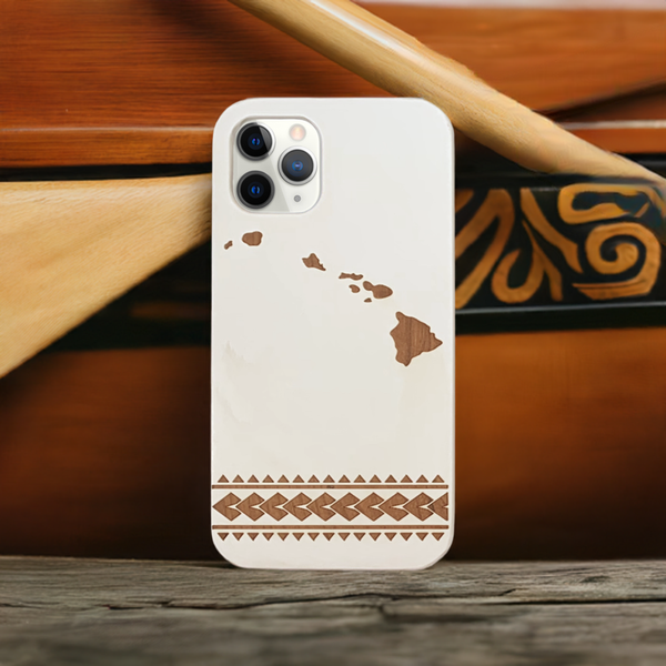 Hawaiian Islands Wood Case (iPhone)