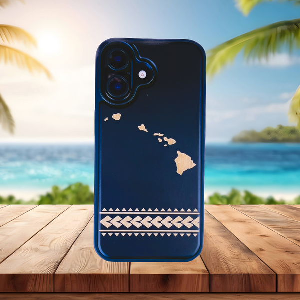 Hawaiian Islands Case Black (iPhone)