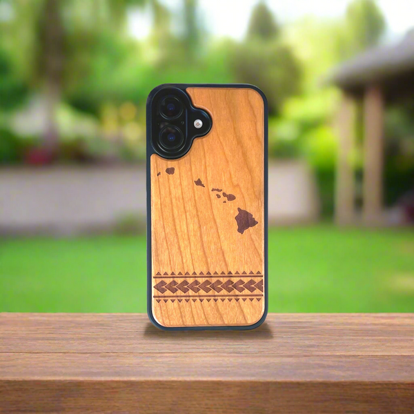 Hawaiian Islands Case Black (iPhone)