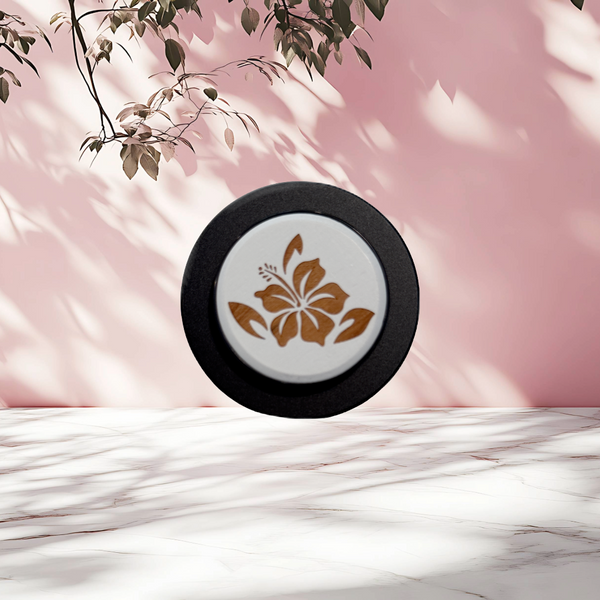 Hibiscus Magsafe Pop Phone Holder White