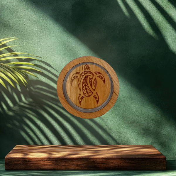 Honu (Turtle)  Magsafe Pop Phone Holder Wood