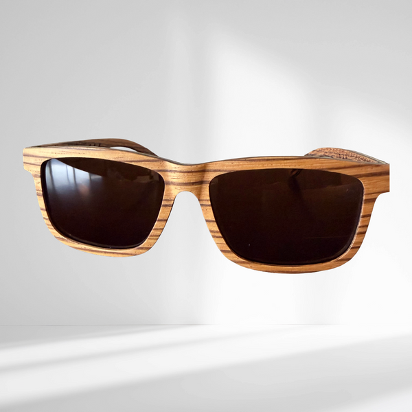 "Kona Swell" Zebrawood Sunglasses