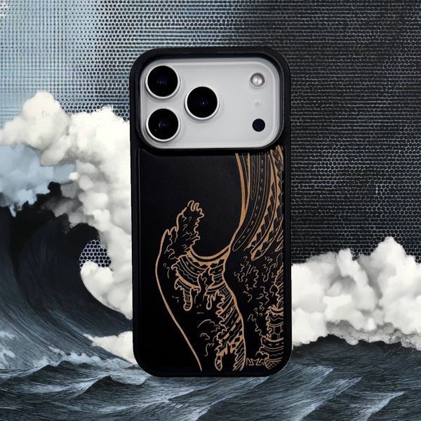 Nami Wave Black Wood Case (iPhone)