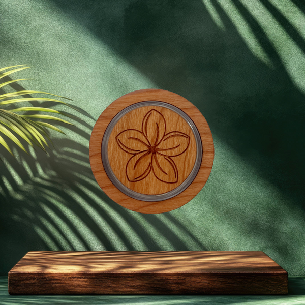Plumeria  Magsafe Pop Phone Holder Wood
