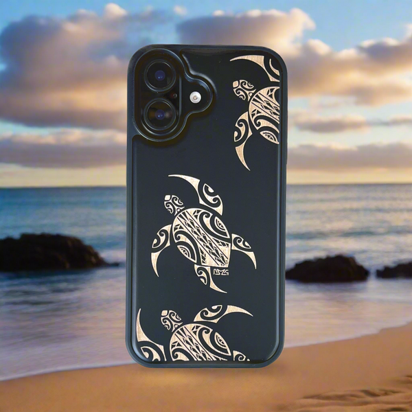 Tribal Honu Black Case (iPhone)