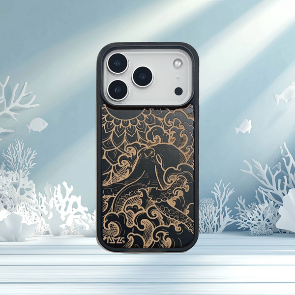 He’e (Octopus) Black Wood Case (iPhone)