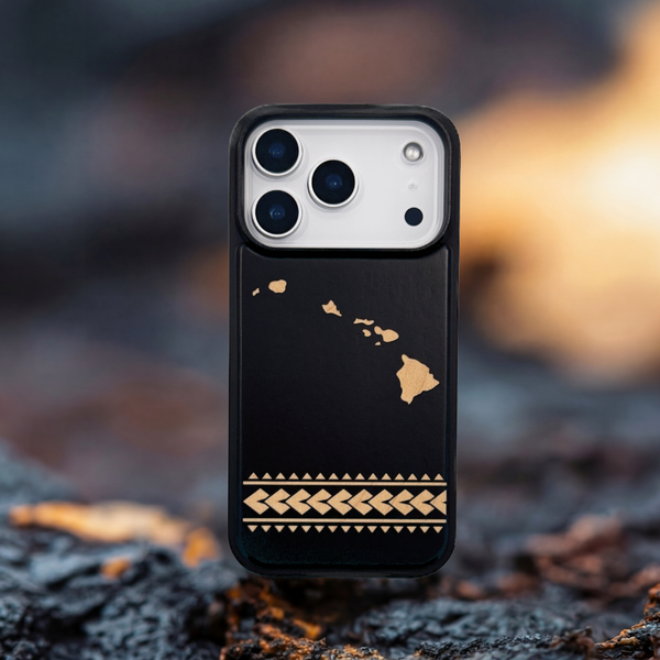 Hawaiian Islands Case Black (iPhone)