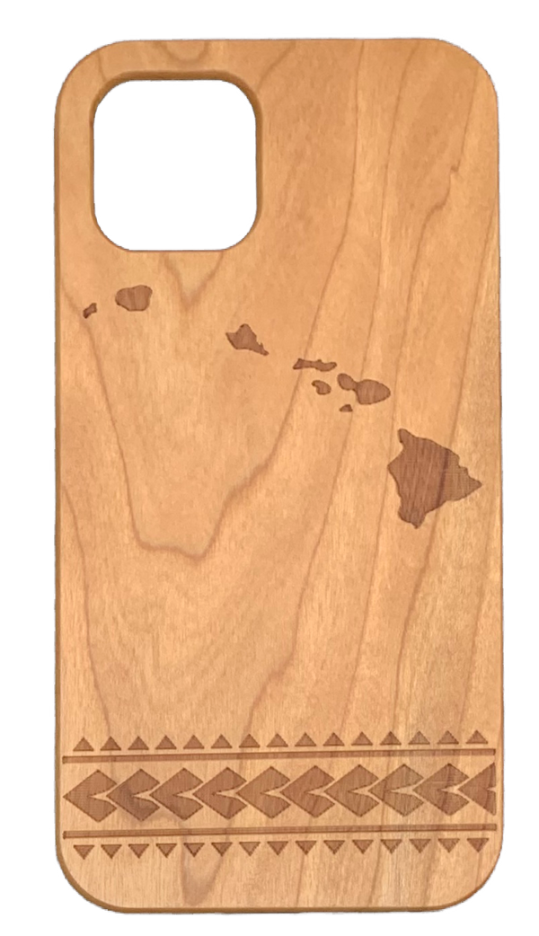 Hawaiian Islands Case Black (iPhone)