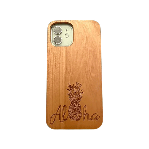 Aloha Pineapple Wood Case (iPhone)