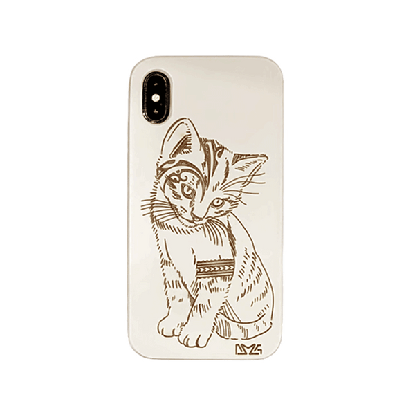 Feral Kitten Wood Case (iPhone)
