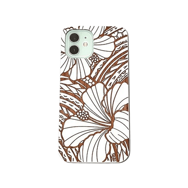 Tribal Hibiscus White Case (iPhone)