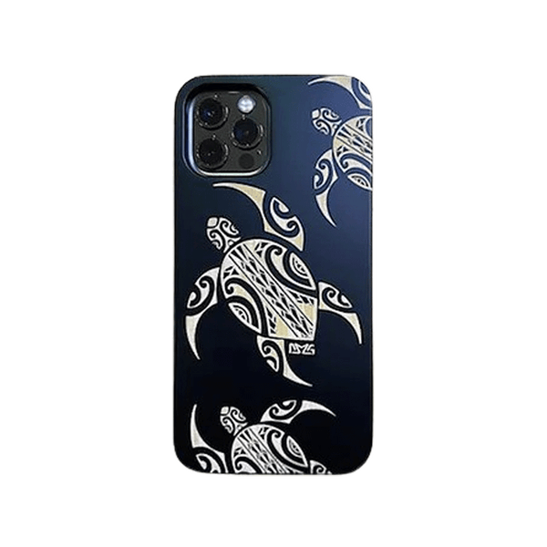 Tribal Honu Black Case (iPhone)