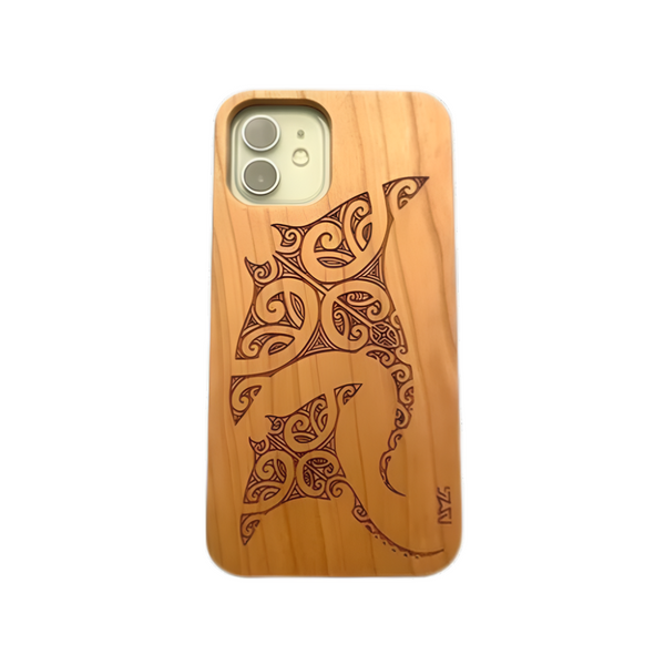 Manta Rays Wood Case (iPhone)