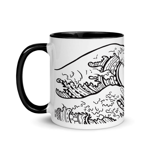 Nami Wave Mug with Color Inside
