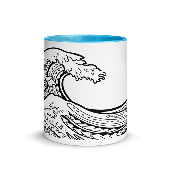 Nami Wave Mug with Color Inside