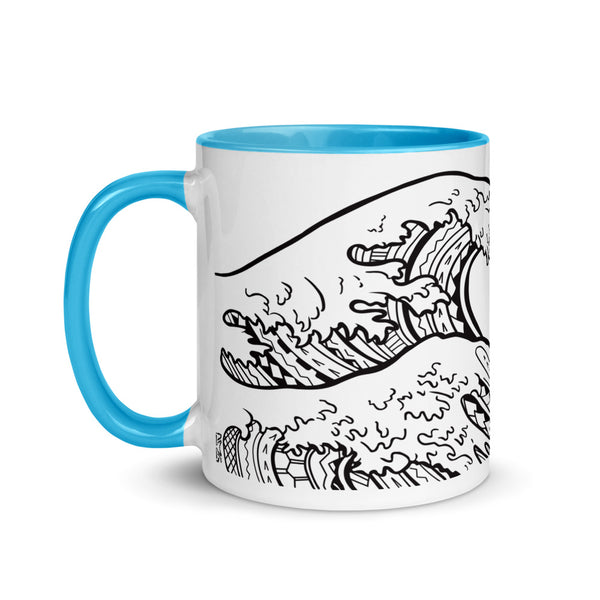 Nami Wave Mug with Color Inside