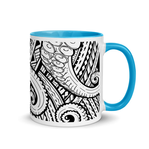 Octopus Mug with Color Inside