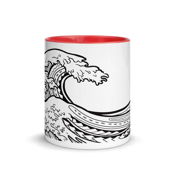 Nami Wave Mug with Color Inside