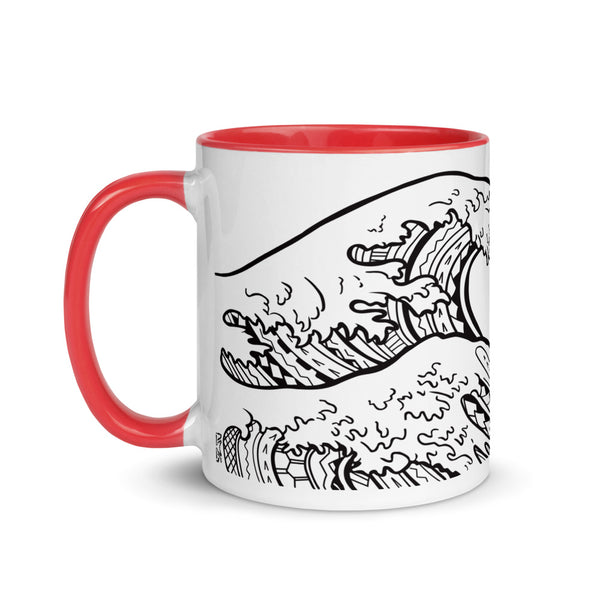 Nami Wave Mug with Color Inside