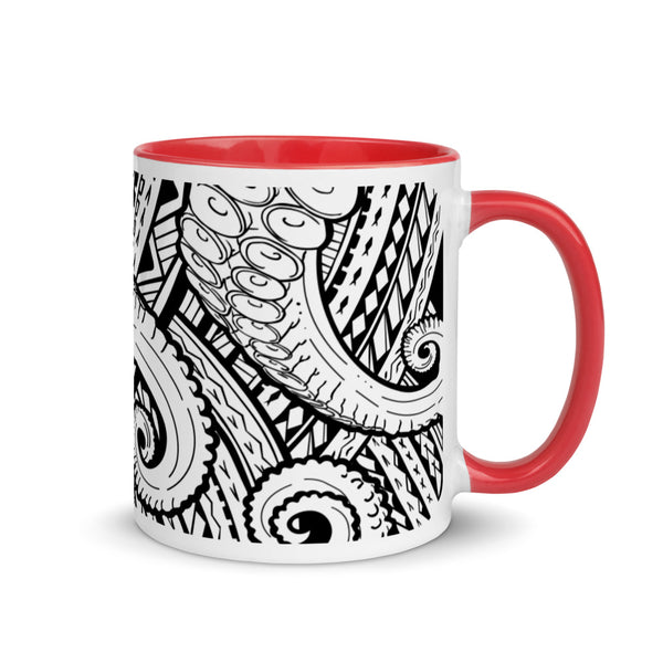 Octopus Mug with Color Inside