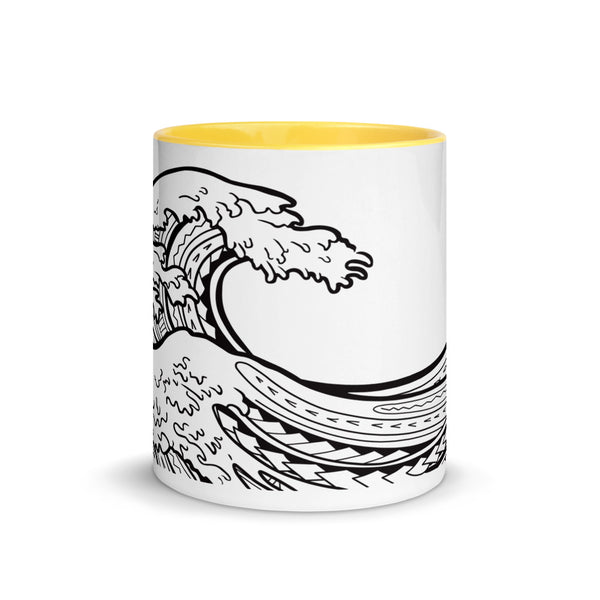 Nami Wave Mug with Color Inside