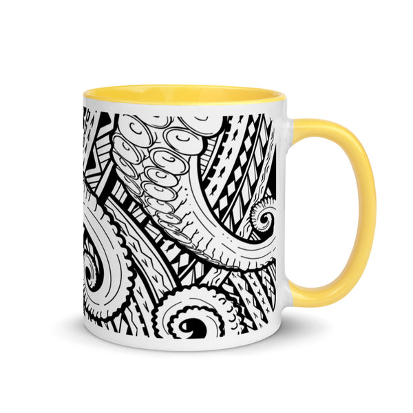 Octopus Mug with Color Inside